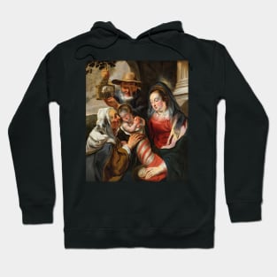Holy Family with St. Anne by Jacob Jordaens Hoodie